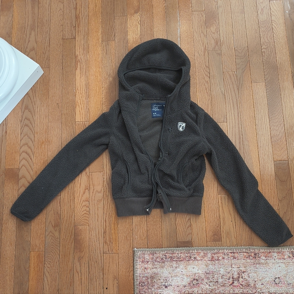 American Eagle Outfitters Green Youth Hoodie